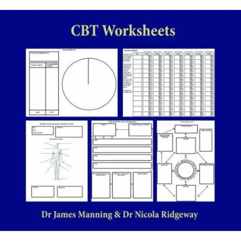 cbt worksheets: cbt worksheets for cbt therapists in training: formulation worksheets, padesky hot cross bun worksheets, thought records, thought ... worksheets and cbt handouts all in one book.