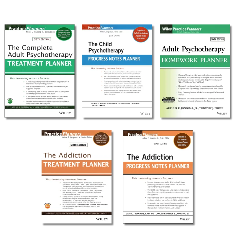 practiceplanners (5 books)