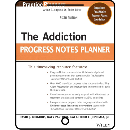 the addiction progress notes planner (practiceplanners)