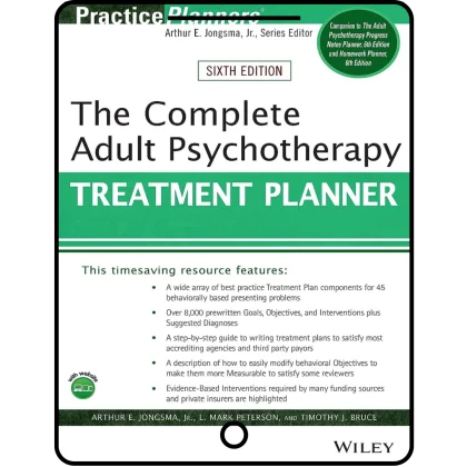 the complete adult psychotherapy treatment planner (practiceplanners)